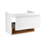 Тумба підвісна Qtap Robin 700х580х437 White/Whitish oak QT1374TPВ7001WWO