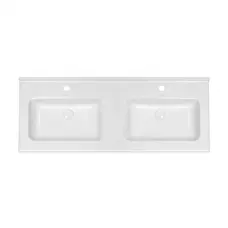 Раковина подвійна Qtap Albatross 1210х467х195 White з донним клапаном QT0111FL8167GW Раковина подвійна Qtap Albatross 1210х467х195 White з донним клапаном QT0111FL8167GW