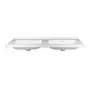 Раковина подвійна Qtap Albatross 1210х467х195 White з донним клапаном QT0111FL8167GW