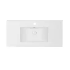 Раковина Qtap Albatross E 1000х460х180 White з донним клапаном QT01119100EW Раковина Qtap Albatross E 1000х460х180 White з донним клапаном QT01119100EW