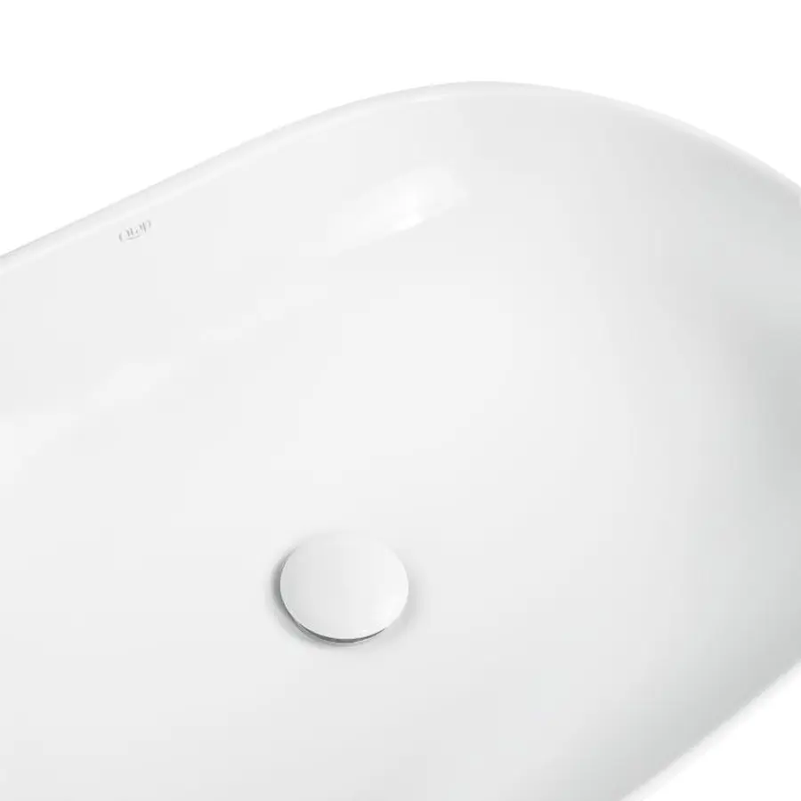 Раковина-чаша Qtap Cardinal 600х400х145 White з донним клапаном QT04117060IW