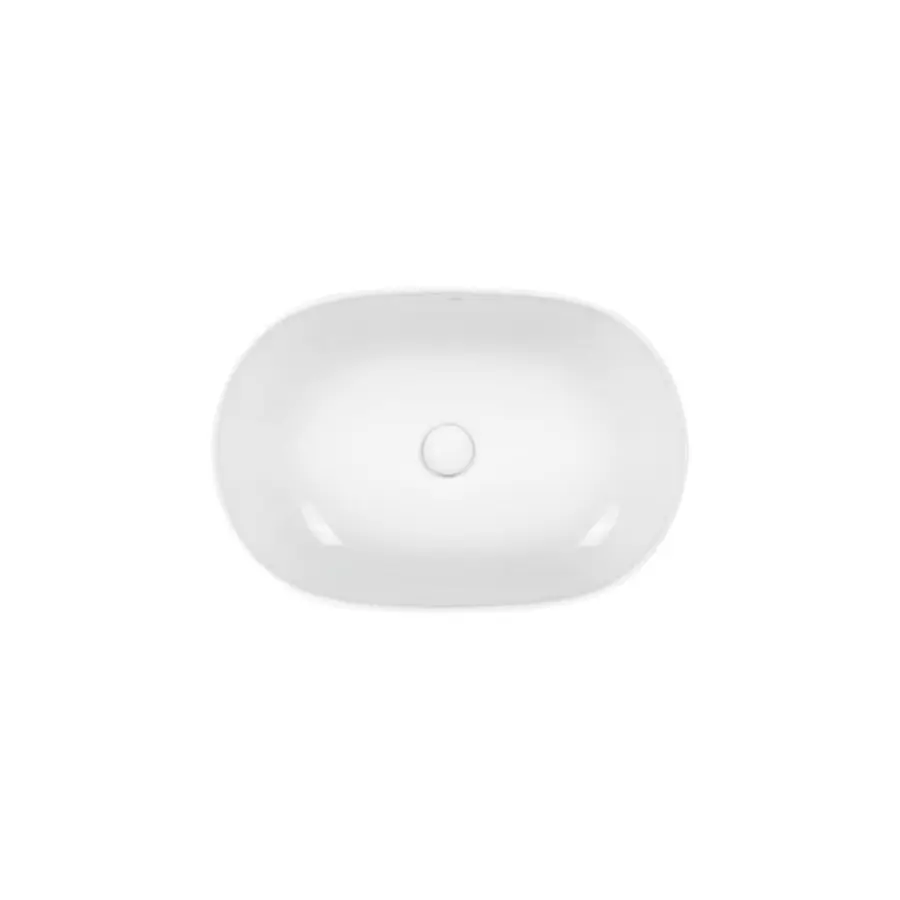 Раковина-чаша Qtap Cardinal 600х400х145 White з донним клапаном QT04117060IW