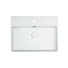 Раковина Qtap Nando LT 600х420х120 White з донним клапаном QT12112173W