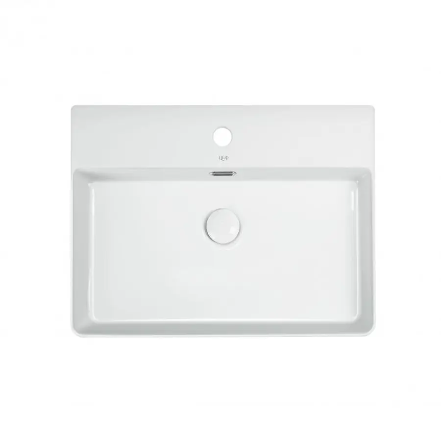 Раковина Qtap Nando LT 600х420х120 White з донним клапаном QT12112173W