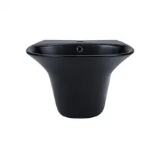 Раковина підвісна моноблок Qtap Virgo 550х430х400 Matt black з донним клапаном QT1811037GMB Раковина підвісна моноблок Qtap Virgo 550х430х400 Matt black з донним клапаном QT1811037GMB