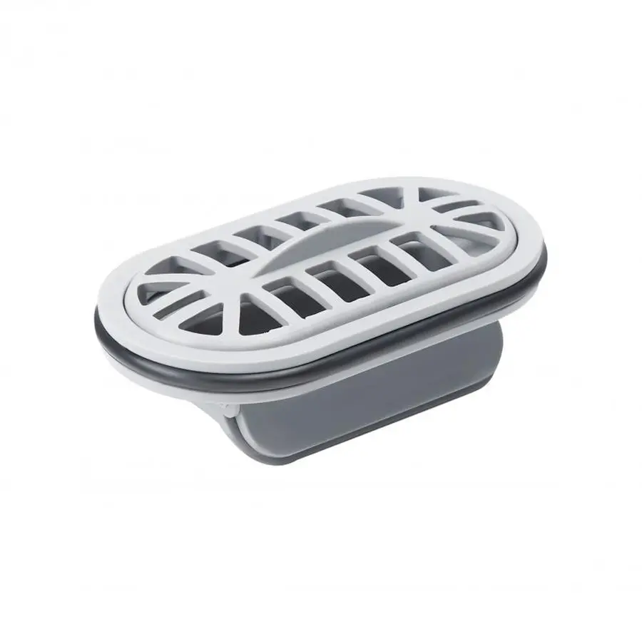 Трап Qtap Taurus CRM50800304 лінійний з комбінованим закривом та нержавіючою решіткою