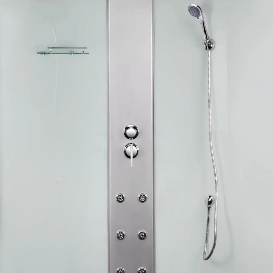 Гідромасажний бокс Lidz Tani SBM90x90.SAT.HIGH.FR, скло Frost 4 мм без піддона