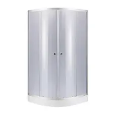 Набір Lidz душова кабіна Latwa SC90x90.SAT.LOW.GR, скло тоноване 4 мм + піддон Kupala