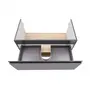 Тумба підвісна Qtap Robin 900х580х500 GRAPHITE/WHITISH OAK QT1374TPВ9002NGWO