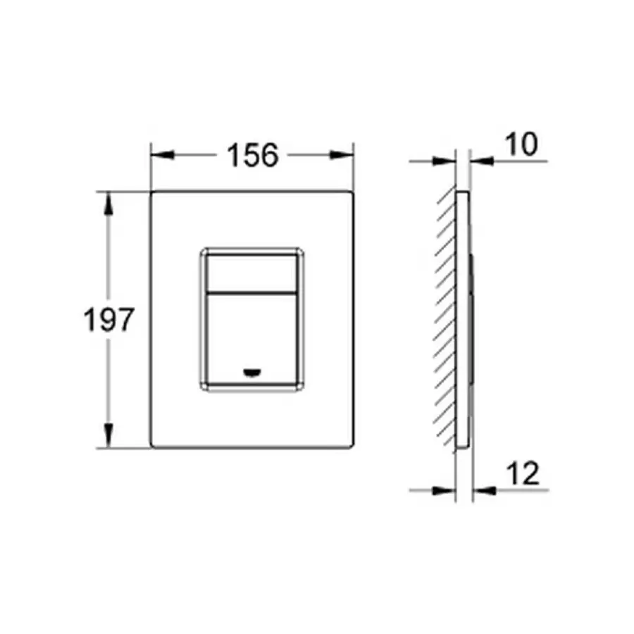 Панель змиву для унітаза Grohe Skate Cosmopolitan 38732SH0