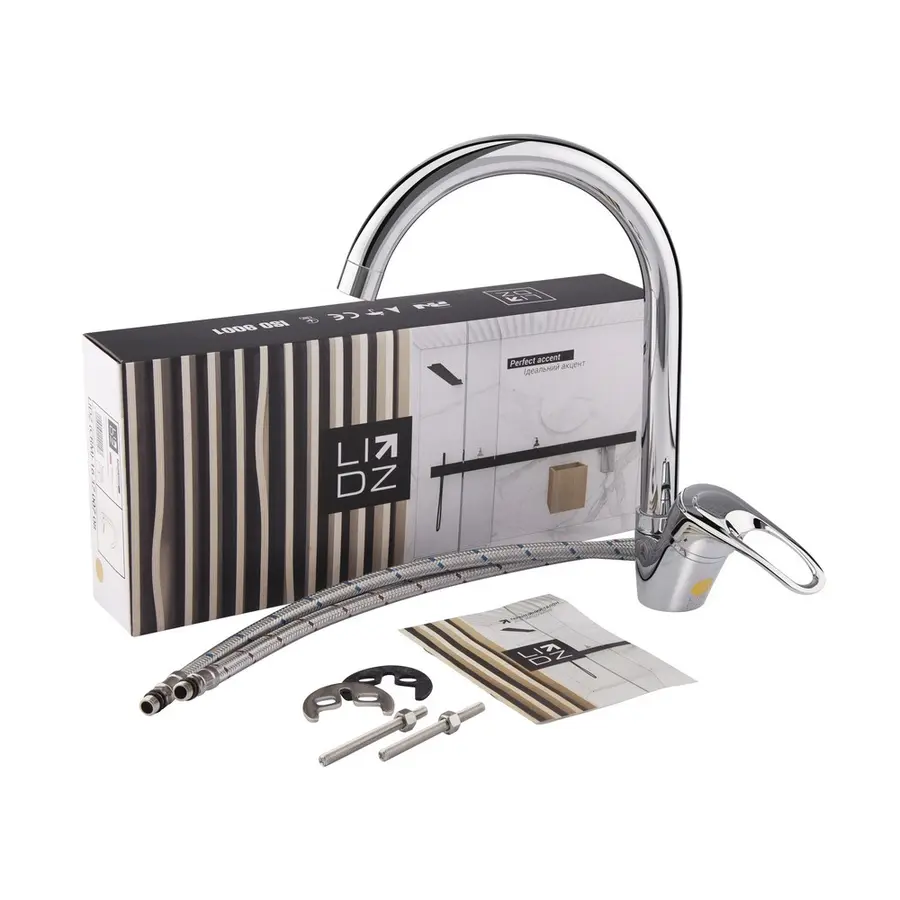 Смеситель для кухни Lidz (CRM) 16 37 007 08