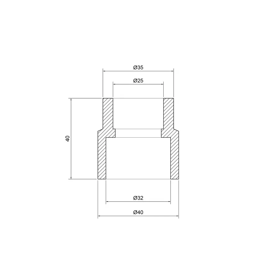 Муфта PPR Thermo Alliance 32х25