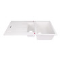 Кухонная гранитная мойка Apell Pietra Plus PTPL1002GW Total white