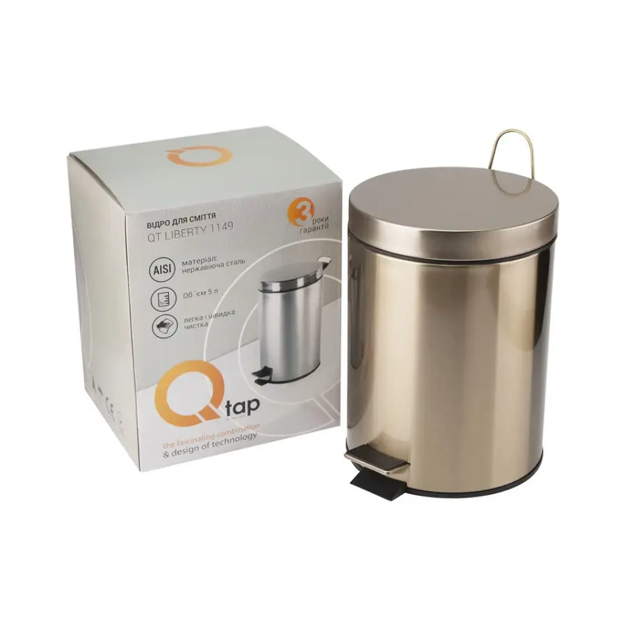 Мусорное ведро Qtap Liberty ANT 1149 5 л