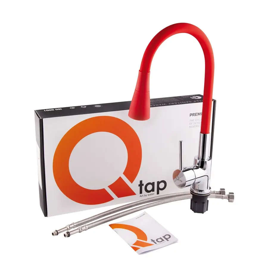 Змішувач для кухні Qtap Spring CRR 007F-1 з рефлекторним виливом