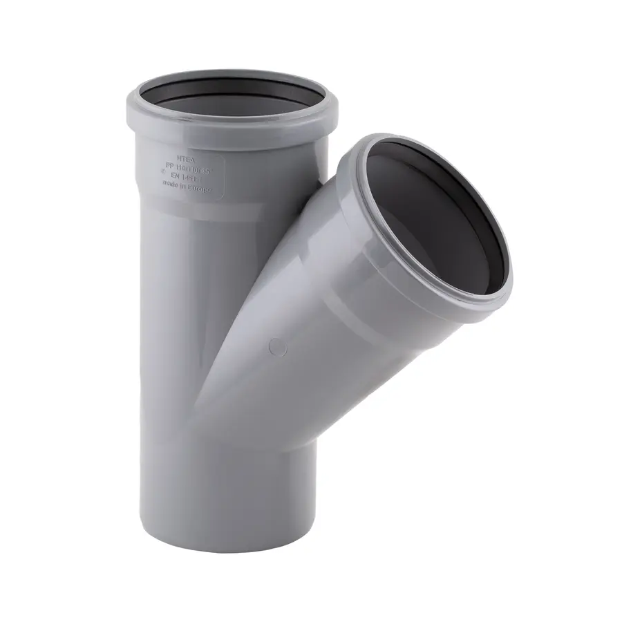 Тройник PPR канализационный TA Sewage 110, 45 °