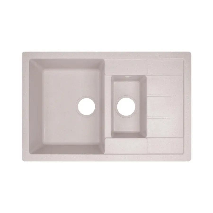 Кухонна гранітна мийка з додатковою чашею Lidz 780x495/200 COL-06 (LIDZCOL06780495200)