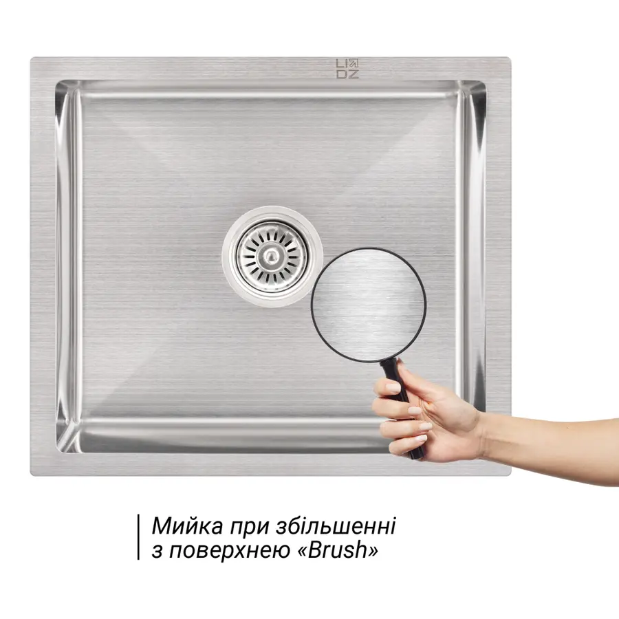 Кухонная мойка Lidz H5245 3.0 / 1.0 мм Brush (LIDZH5245BRU3010)
