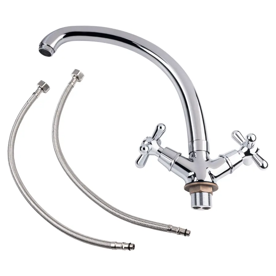 Змішувач для кухні Lidz (CRM) Dominox 15 272F-3