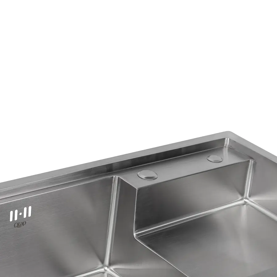 Кухонна мийка Qtap D7848-L 3.0/1.2 мм Satin (QTD7848L3012)