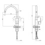 Змішувач для кухні Qtap Nihonto 9022101UC