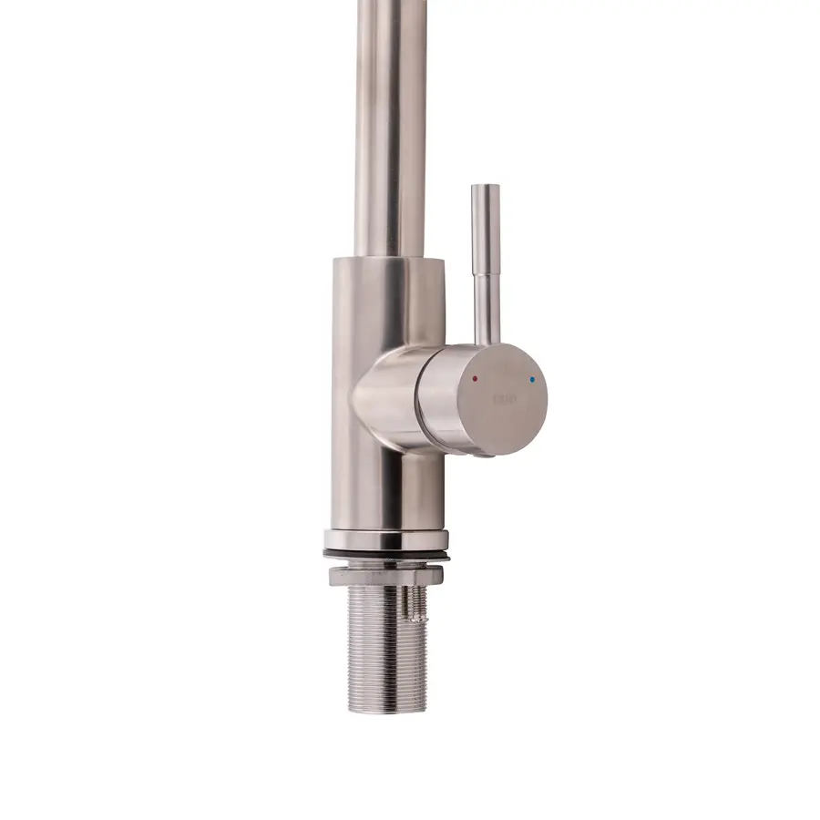 Змішувач для кухні Qtap Karuska 9139103FN з висувним виливом