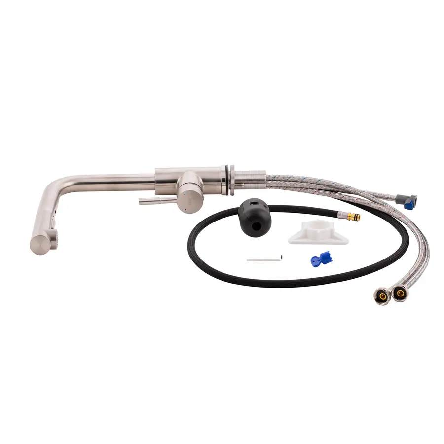 Змішувач для кухні Qtap Karuska 9139103FN з висувним виливом