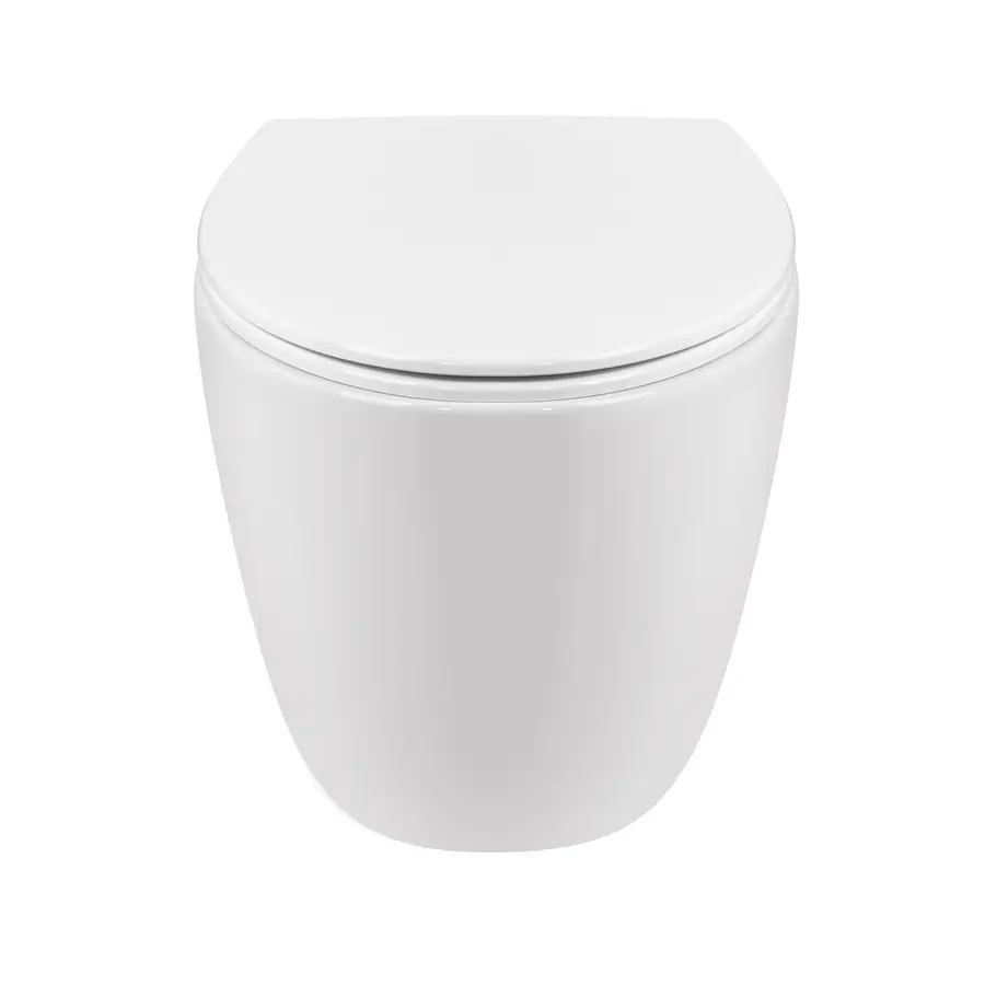 Унітаз підвісний Qtap Leo безобідковий з сидінням Soft-close QT11331002ERW