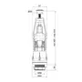 Сливной механизм для унитаза Lidz (WHI) 60 02 K001 00