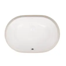 Раковина Qtap Stork 585x395x195 White з донним клапаном QT15116030W