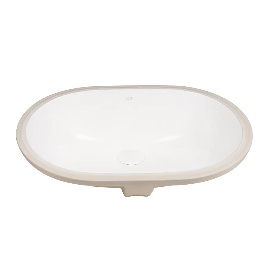 Раковина Qtap Stork 585x395x195 White з донним клапаном QT15116030W