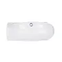 Раковина Qtap Leo 430x290x140 White з донним клапаном QT11115011LW