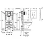 Инсталляция с унитазом Grohe Solido Compact комплект 4 в 1 39400000