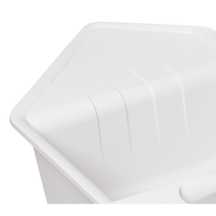 Кухонна гранітна мийка з додатковою чашею Lidz 1000x500/225 WHI-01 (LIDZWHI011000500225)