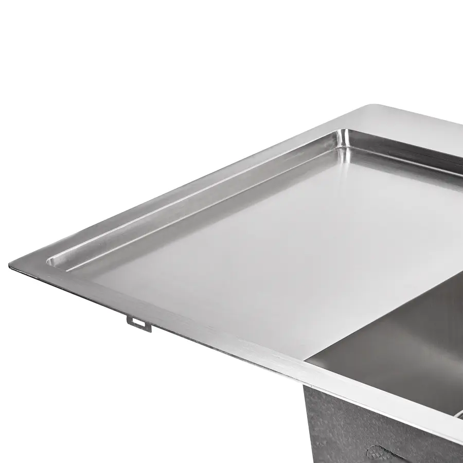 Кухонная мойка Lidz H7851R 3.0 / 0.8 мм Brush + сушилка + дозатор для моющего средства