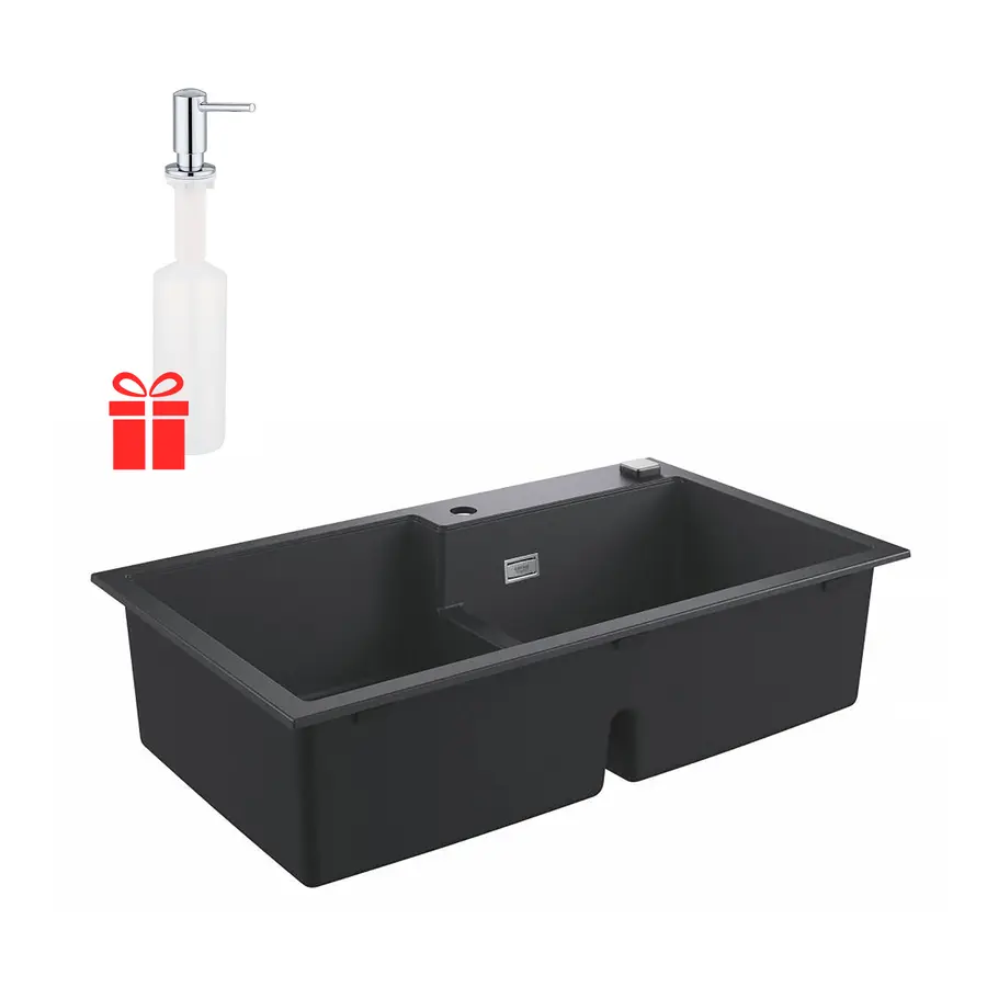 Кухонна гранітна мийка Grohe K500 31649AP0 + дозатор для миючого засобу Contemporary 40536000