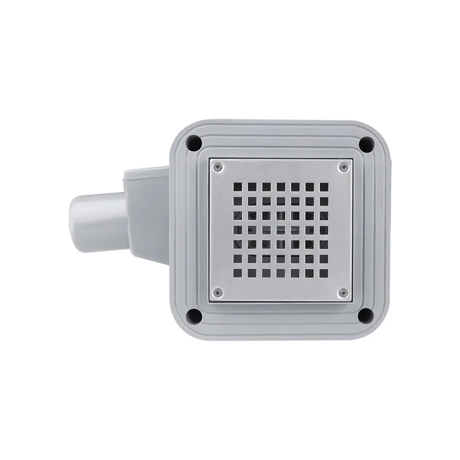 Трап Qtap Aquarius CRM6011304 точковий з комбінованим закривом та нержавіючою решіткою