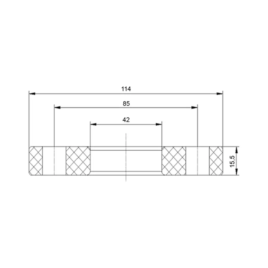 Фланець сталевий Blue Ocean 32