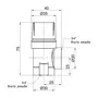 Запобіжний клапан Icma 3/4" ВР 1,5 бар №241