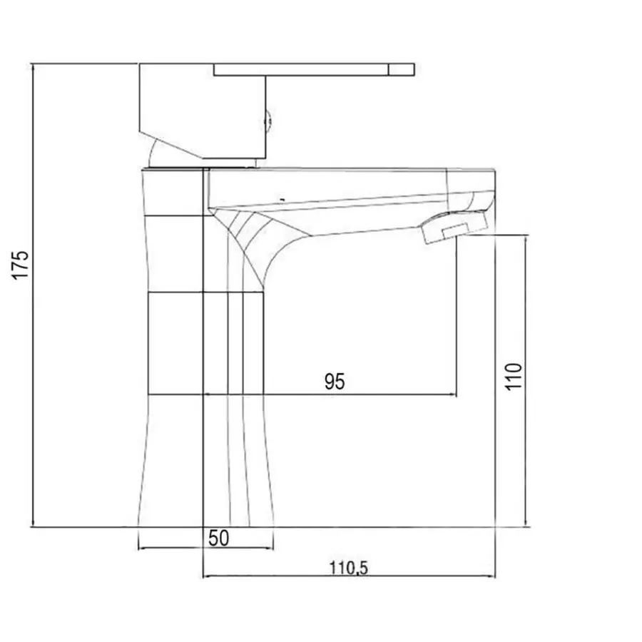 Змішувач для раковини Brinex 37W 001