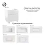 Тумба підлогова Qtap Albatross 810х825х460 White QT0173TN800DW