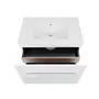 Комплект Qtap Virgo 800х580х437 White/Whitish oak тумба підвісна + раковина урізна QT1872TPА8013080CW