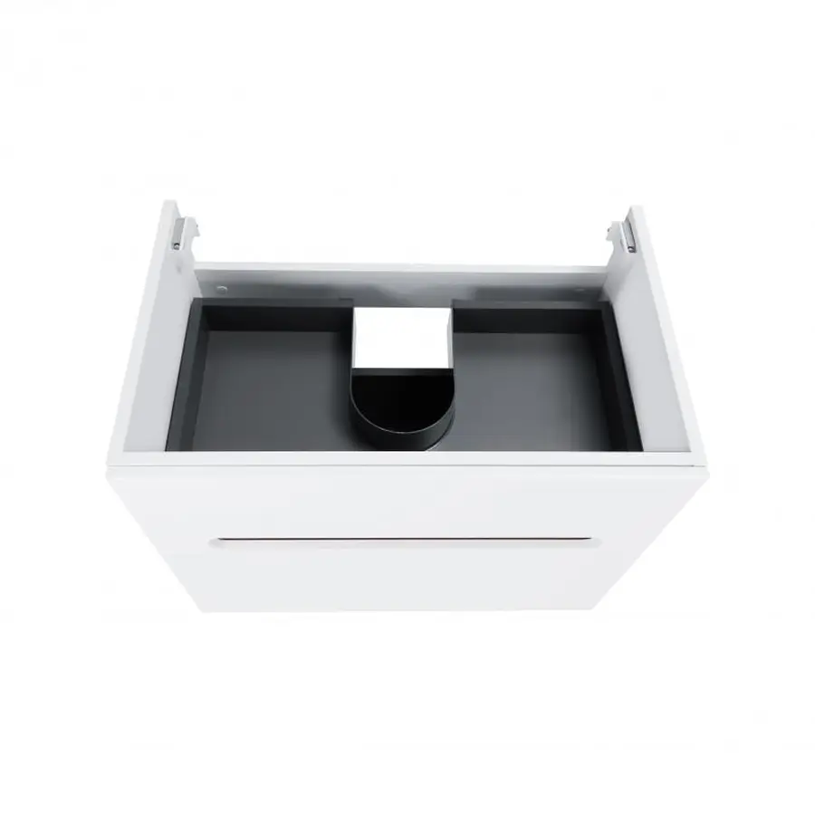 Комплект Qtap Virgo 800х580х437 White/Whitish oak тумба підвісна + раковина урізна QT1872TPА8013080CW