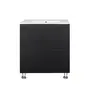 Комплект Qtap Tern 700х725х437 Matt black тумба підлогова + раковина урізна QT1771TNL7023070CMB