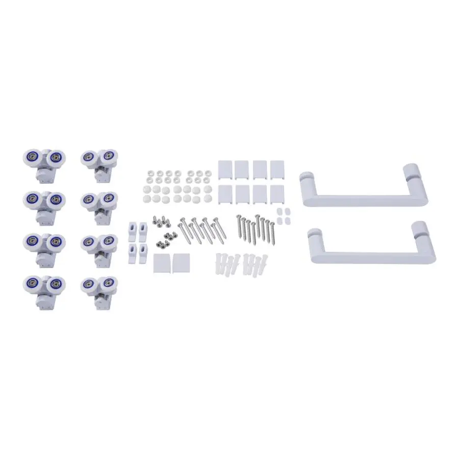 Душова кабіна Qtap Taurus WHI1099AC6 90x90 см, скло Clear 6 мм, покриття CalcLess без піддона