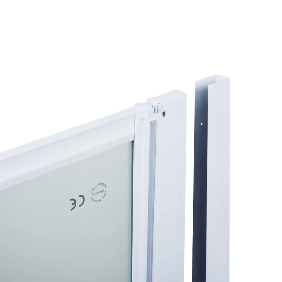 Штора на ванну Qtap Gemini WHI401214RP4 скло Pear 4 мм, 120x140 см