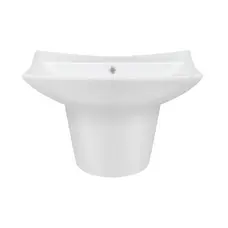 Раковина подвесная моноблок Qtap Presto 600х450х405mm White з донним клапаном QT2411G822W Раковина подвесная моноблок Qtap Presto 600х450х405mm White з донним клапаном QT2411G822W