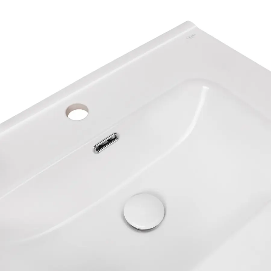 Раковина Qtap Albatross 9H 600х460х180 White з донним клапаном QT01119060HW