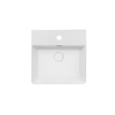 Раковина Qtap Nando C 405х405х125 White з донним клапаном QT12117040CW