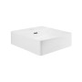 Раковина Qtap Nando C 405х405х125 White з донним клапаном QT12117040CW